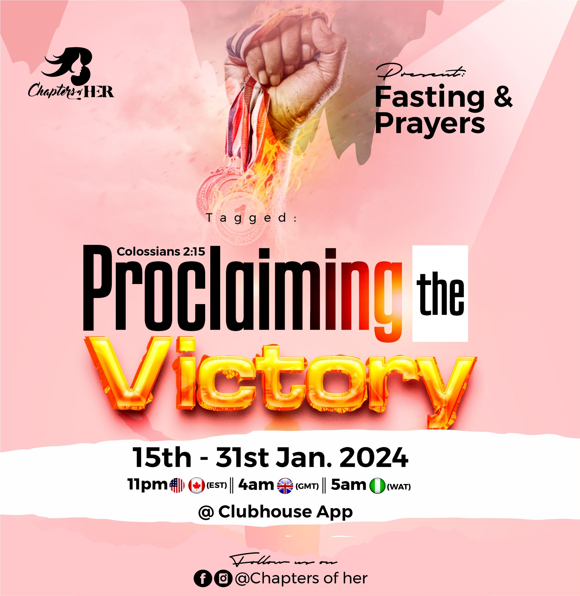 Proclaiming the Victory Day 15 (Prayer for December)